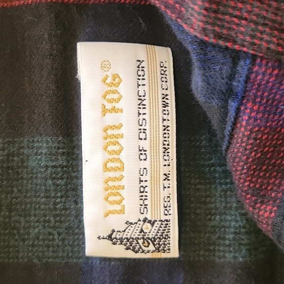 London Fog Button-down Flannel - Picture 4 of 7